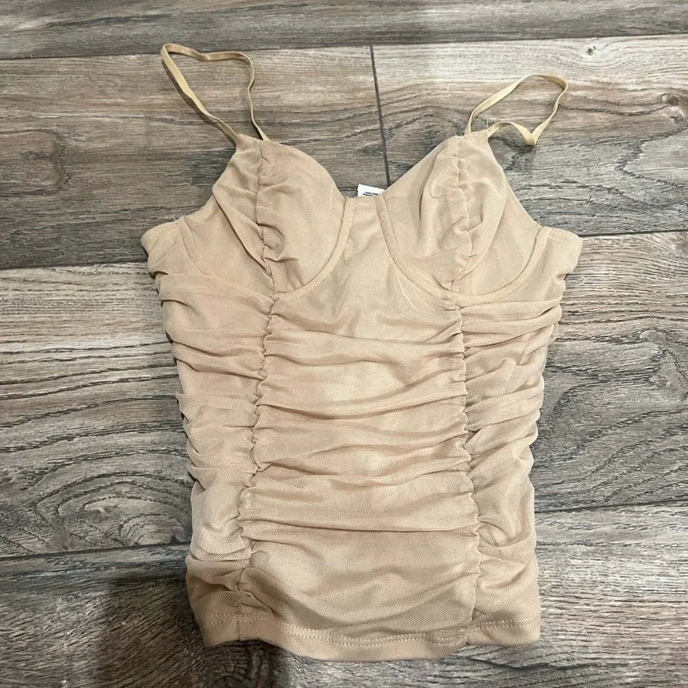 Beige Corset Bustier - Picture 1 of 4
